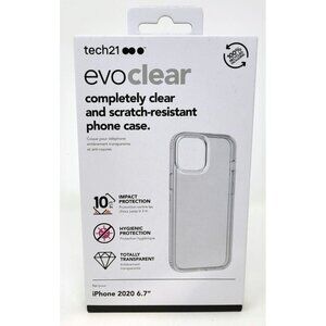 Tech21 Evo Clear Case for Apple iPhone 12 Pro Max 6.7" 2020 - Scratch-Resistant